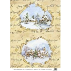 Paesaggi in pergamena grandi